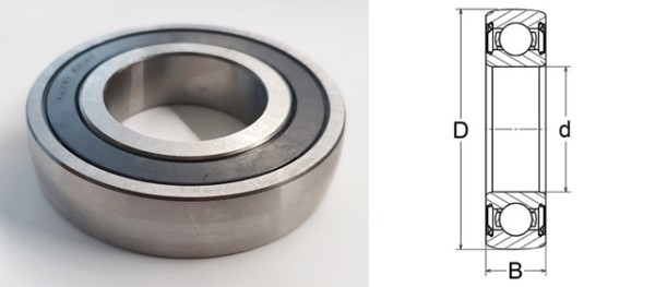 Spannlager (805762072RS) (CS 207 2RS)