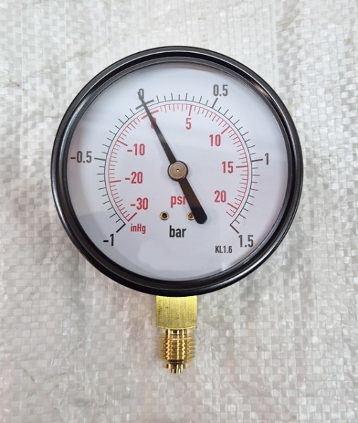 Manometer Ø80mm Druck-1bis1,5bar 1/4''un (4050851072)