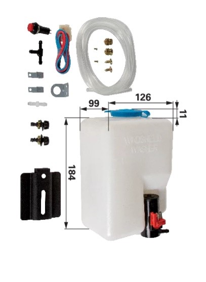 Behälter Universal 1.2Ltr. Universal 12V für Scheibenwaschanlage (00118100)
