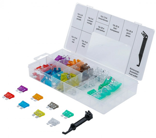 Sicherungen-Sortiment ATO Standard 3-30A 97 Teilig (8126)