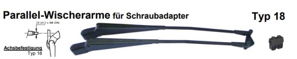 Parallel-Wischerarm Typ 18 (65499694) (500mm)