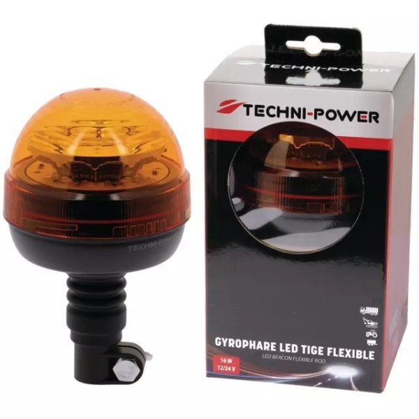 LED Rundumleuchte 12/24V flexibler Sockel (1207136)
