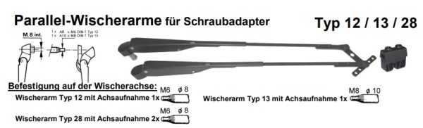 Parallel-Wischerarm Typ 28 (65499689)