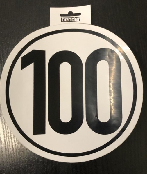 Geschwindigkeitsschild 100, SK-Folie (22000002)