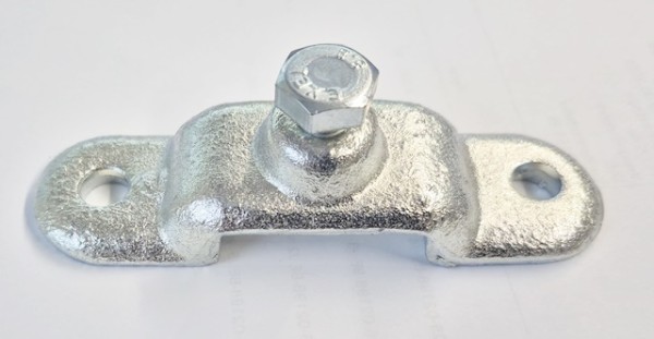 Rungenhalter 10x40mm m. Schraube verzinkt (22010121) (40229)