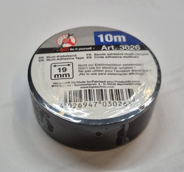 Isolierband schw., Polyester 19mm breit 10 Meter (11056214) (3026)