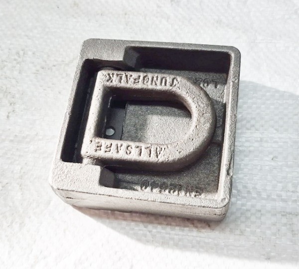Zurrmulde Stahl roh 2500daN, 96x91mm (22065300) (71102)